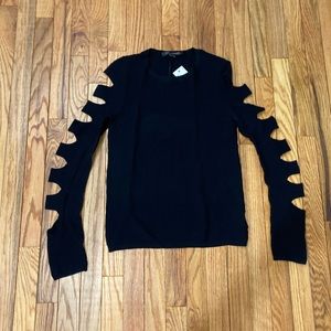 Skull Cashmere Nylon Sweater